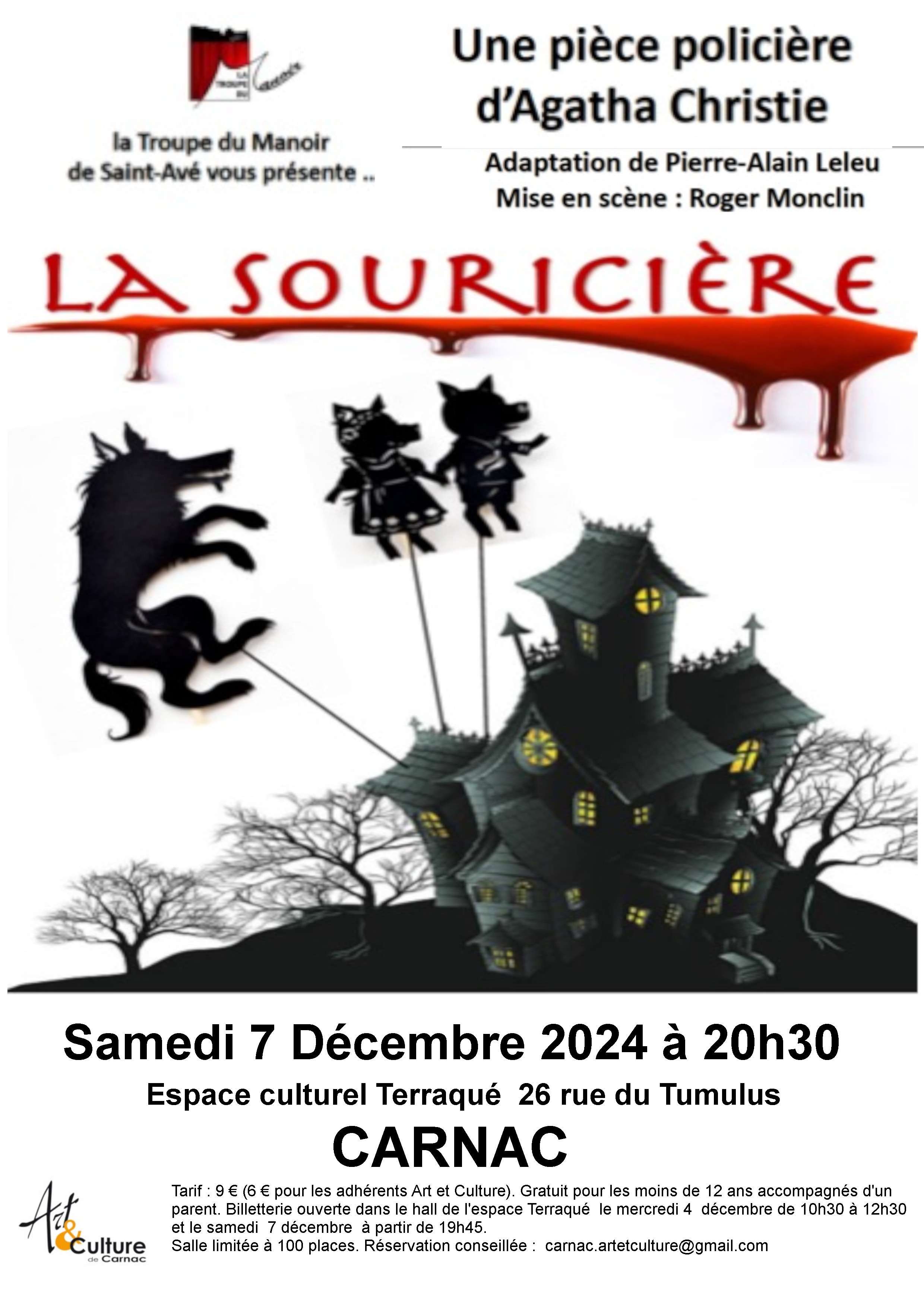 Théâtre – La Souricière d’Agatha Christie