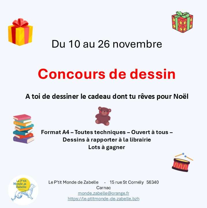 Cadeau de Noël – Concours de dessin