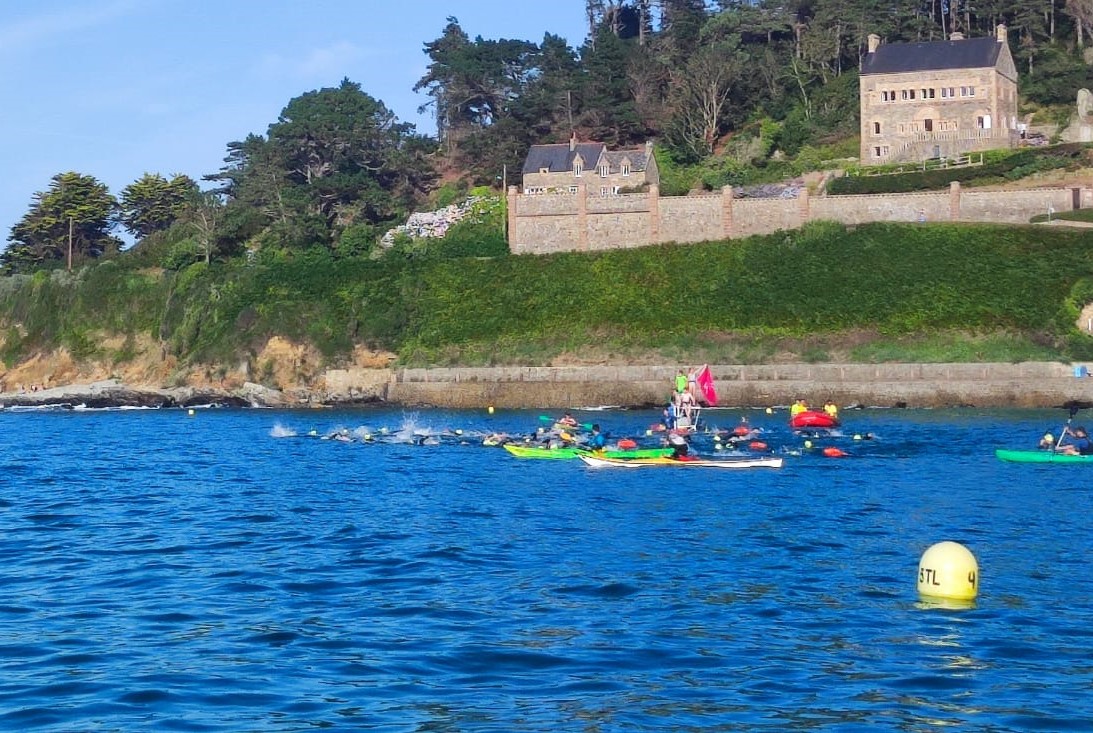 Transplage Trestrignel-Trestraou, nage en eau libre avec ou sans palme